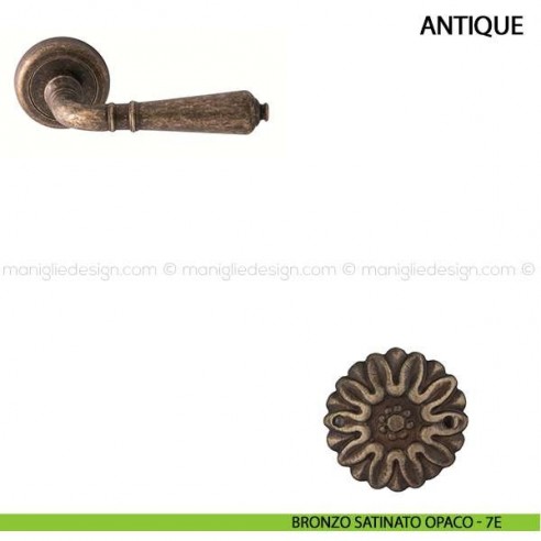 Maniglia per porta Antique Comit bronzo satinato opaco