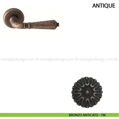 Maniglia per porta Antique Comit bronzo anticato