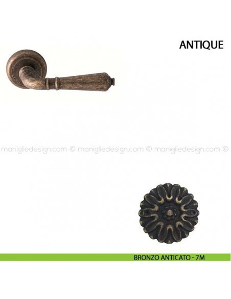 Maniglia per porta Antique Comit bronzo anticato