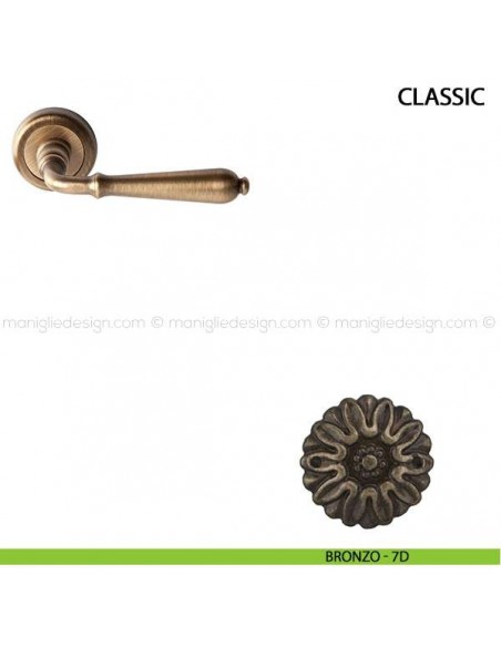 Maniglia per porta Classic Comit bronzo