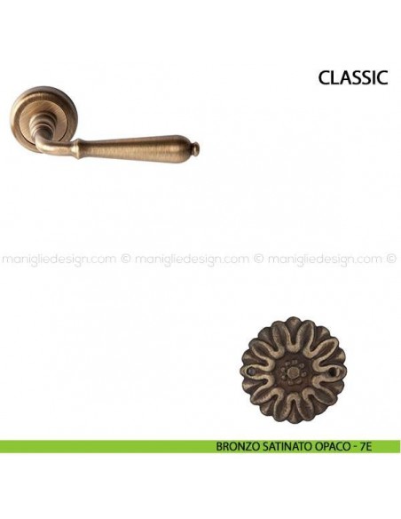 Maniglia per porta Classic Comit bronzo satinato opaco