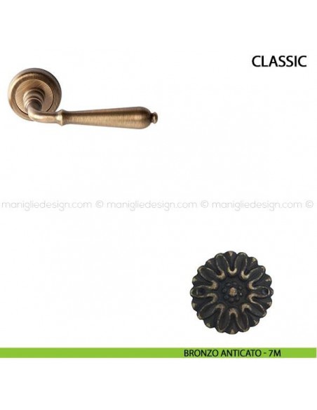 Maniglia per porta Classic Comit bronzo anticato