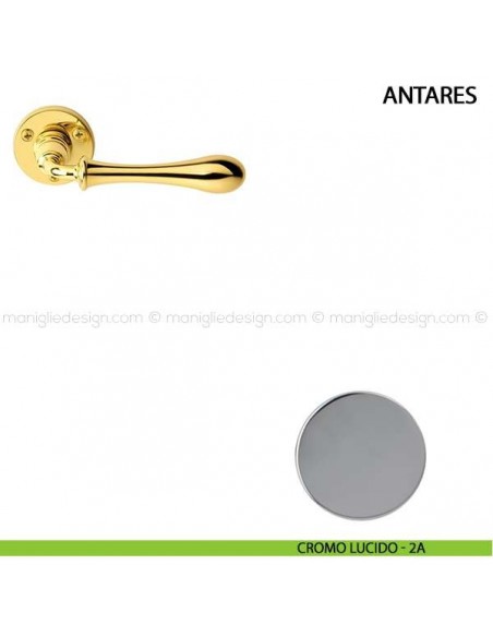 Maniglia per porta Antares Comit cromo lucido