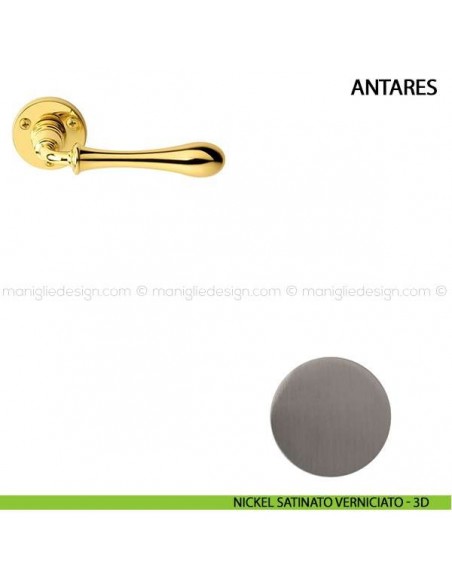 Maniglia per porta Antares Comit nickel satinato verniciato