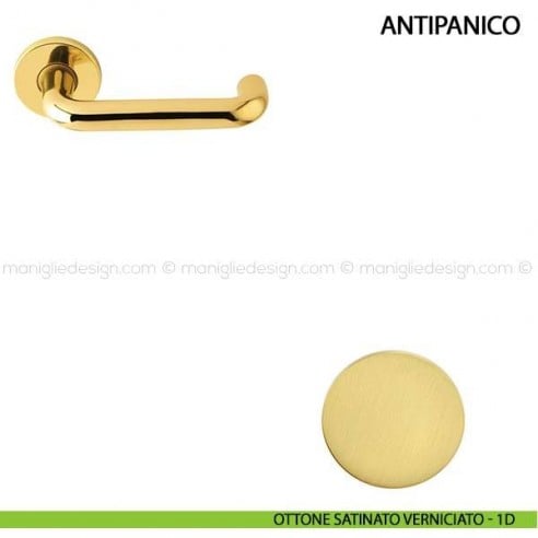 Maniglia per porta Antipanico Comit ottone satinato verniciato