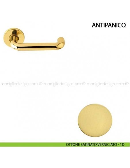 Maniglia per porta Antipanico Comit ottone satinato verniciato