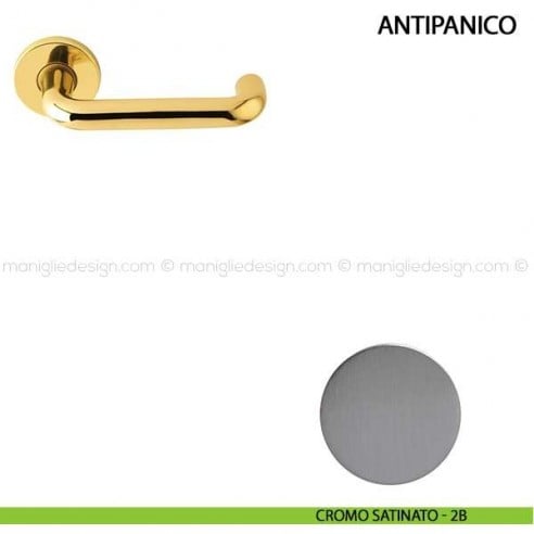 Maniglia per porta Antipanico Comit cromo satinato