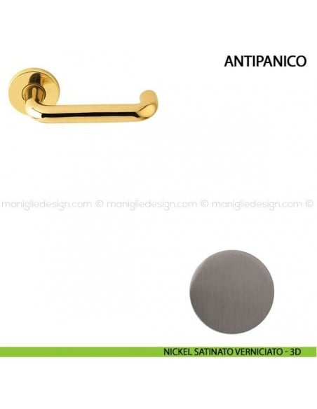 Maniglia per porta Antipanico Comit nickel satinato verniciato