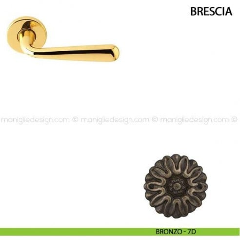 Maniglia per porta Brescia Comit bronzo