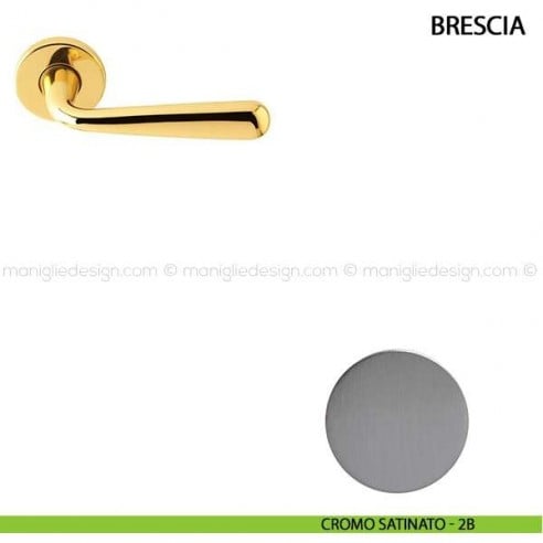 Maniglia per porta Brescia Comit cromo satinato