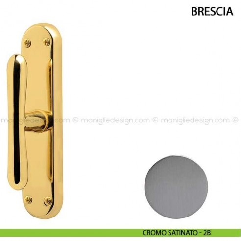 Maniglia cremonese per finestra Brescia Comit cromo satinato