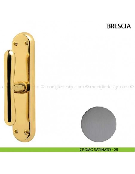 Maniglia cremonese per finestra Brescia Comit cromo satinato