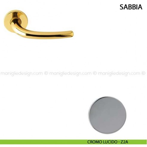 Maniglia per porta Sabbia Comit cromo lucido