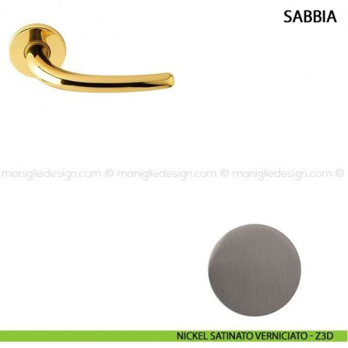 Maniglia per porta Sabbia Comit nickel satinato verniciato