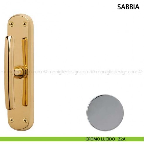 Maniglia cremonese per finestra Sabbia Comit cromo lucido