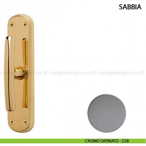 Maniglia cremonese per finestra Sabbia Comit cromo satinato