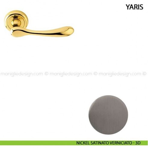 Maniglia per porta Yaris Comit nickel satinato verniciato