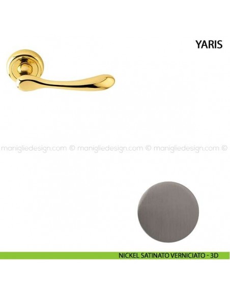 Maniglia per porta Yaris Comit nickel satinato verniciato