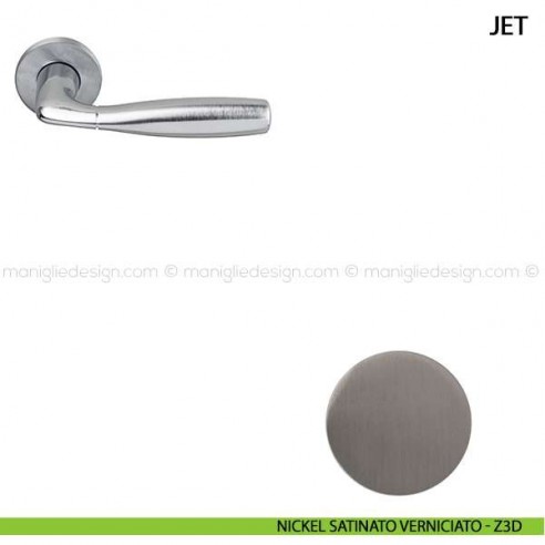 Maniglia per porta Jet Comit nickel satinato verniciato