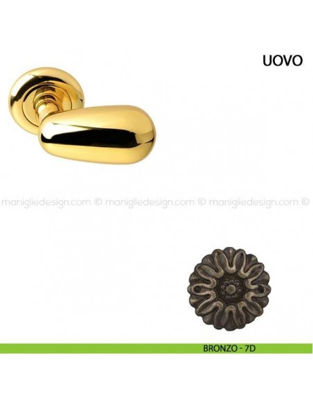 Maniglia per porta Uovo Comit bronzo