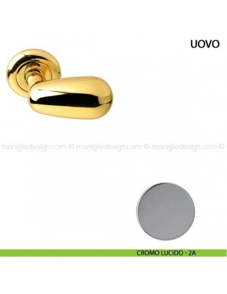 Maniglia per porta Uovo Comit cromo lucido