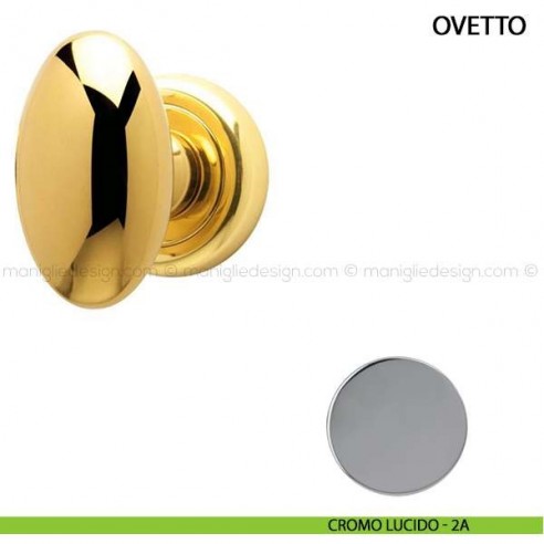 Maniglia per porta Ovetto Comit cromo lucido
