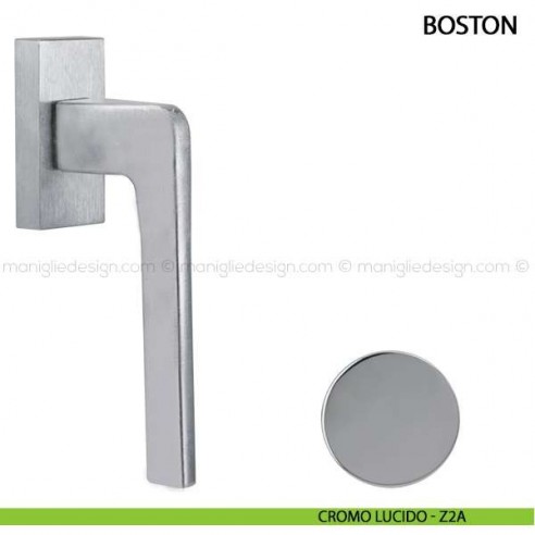 Maniglia per finestra martellina DK Boston Comit cromo lucido