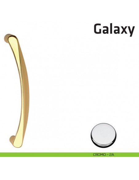 Maniglione per porta Galaxy Comit singolo 260 mm cromo lucido
