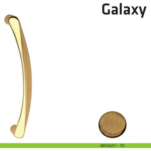 Maniglione per porta Galaxy Comit accoppiato 260 mm bronzo