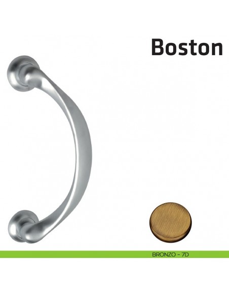 Maniglione per porta Boston Comit singolo bronzo