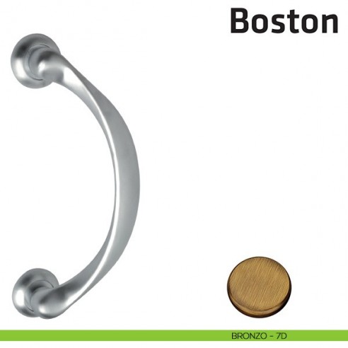 Maniglione per porta Boston Comit accoppiato 285 mm bronzo