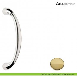 Maniglione per porta Arco Bicolore Comit accoppiato 228 mm 2