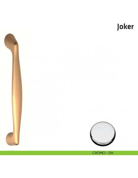 Maniglione per porta Joker Comit singolo 230 mm cromo lucido