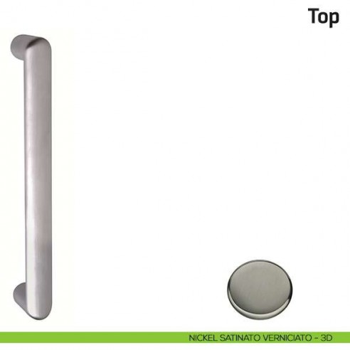 Maniglione per porta Top Comit singolo 242 mm nickel satinato verniciato
