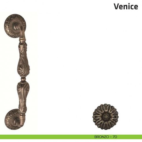 Maniglione per porta Venice Comit singolo 288 mm bronzo