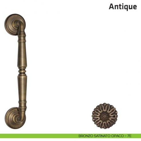 Maniglione per porta Antique Comit accoppiato 265 mm bronzo satinato opaco