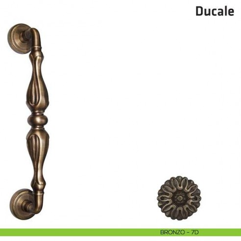 Maniglione per porta Ducale Comit singolo 320 mm bronzo