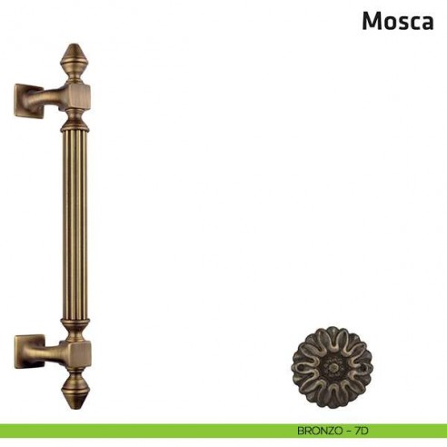 Maniglione per porta Mosca Comit accoppiato 360 mm bronzo