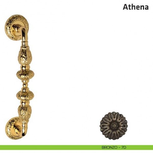 Maniglione per porta Athena Comit singolo 265 mm bronzo