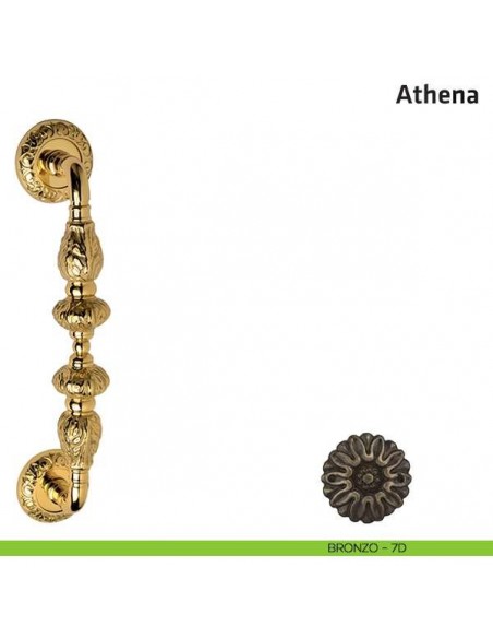 Maniglione per porta Athena Comit accoppiato 265 mm bronzo
