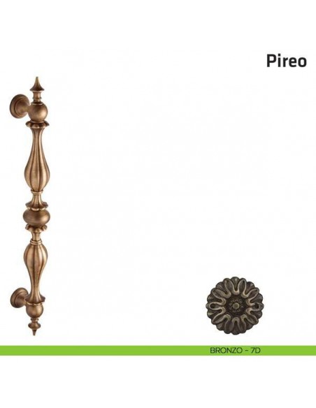 Maniglione per porta Pireo Comit singolo 490 mm bronzo