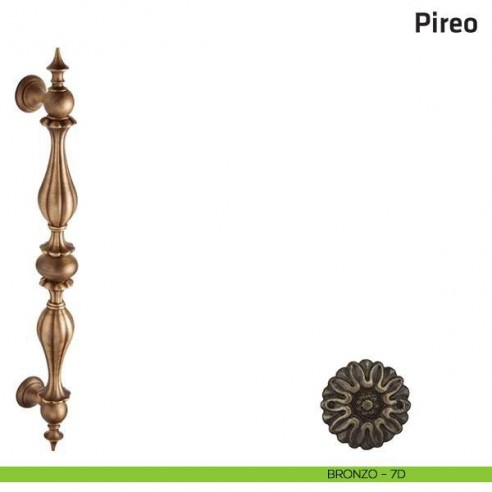 Maniglione per porta Pireo Comit accoppiato 490 mm bronzo