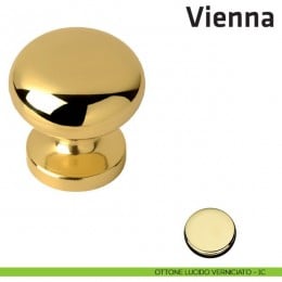 Pomolo fisso per porta Vienna Comit diametro 64 mm 2