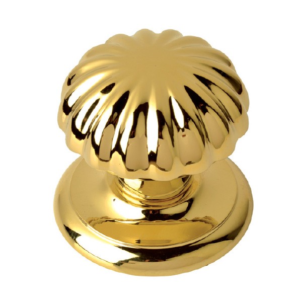 Maniglia Per Porta Pomolo Modello ROMA 5020KOL - Ottone Lucido, Made In Italy - Foto 5