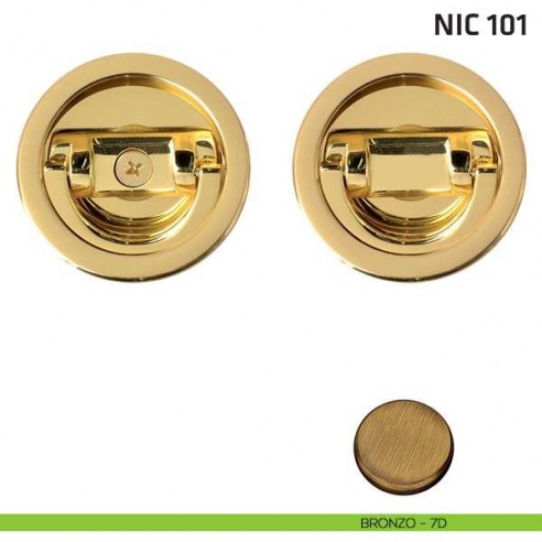 Kit tondo con doppio anello NIC 101 bronzo