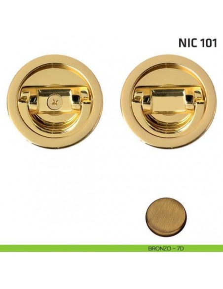 Kit tondo con doppio anello NIC 101 bronzo