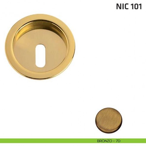 Copricapo Vittoriano 35 Mm Ottone O Cromo Chiave Rosa Foro - Foto 7