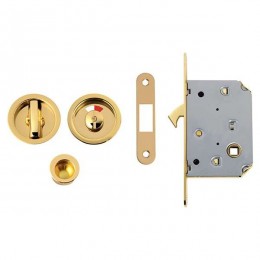 Kit tondo con nottolino + taglio vite con segnalatore, con trascinatore e serratura NIC 101