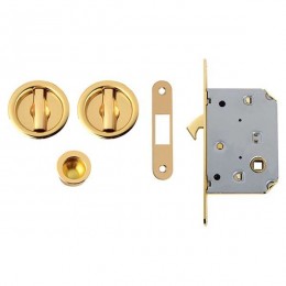 Kit tondo con nottolino + nottolino con trascinatore e serratura NIC 102