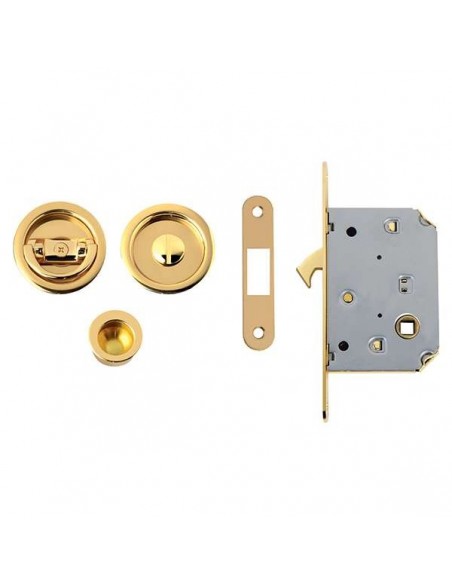 Kit tondo con anello + taglio vite con trascinatore e serratura NIC 102